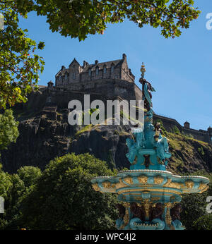 Le Château d'Édimbourg en capital Sotlands Banque D'Images