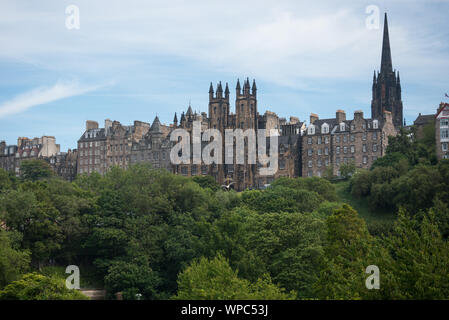 Le Château d'Édimbourg en capital Sotlands Banque D'Images