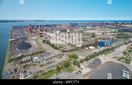 Les zones industrielles de Hamilton Banque D'Images