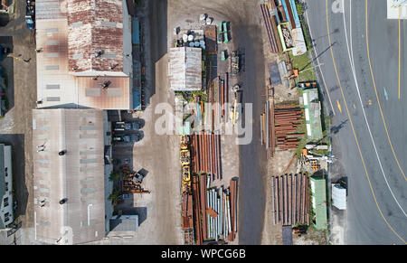 Les zones industrielles de Hamilton Banque D'Images