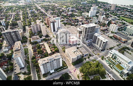 Les zones industrielles de Hamilton Banque D'Images