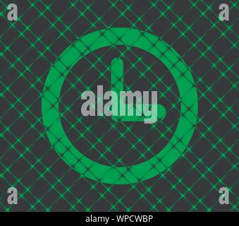 Watch. Télévision web moderne et de l'espace pour votre texte. Illustration de Vecteur