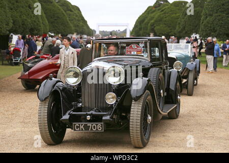 Bentley 8 Litre (1930), Concours d'élégance 2019, Hampton Court Palace, East Molesey, Surrey, Angleterre, Grande-Bretagne, Royaume-Uni, Europe Banque D'Images