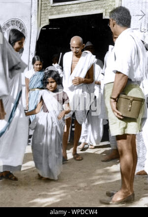 Mahatma Gandhi Village laissant exposition Industries, Ramgarh, Jharkhand, Inde, Asie, Mars 19, 1940 Banque D'Images