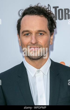 Matthew Rhys assiste à la première de "Un beau jour dans le voisinage" au cours de la 44e Festival International du Film de Toronto, tiff, au Roy Thomson Hall à Toronto, Canada, le 07 septembre 2019. Dans le monde d'utilisation | Banque D'Images