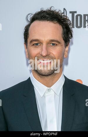 Matthew Rhys assiste à la première de "Un beau jour dans le voisinage" au cours de la 44e Festival International du Film de Toronto, tiff, au Roy Thomson Hall à Toronto, Canada, le 07 septembre 2019. Dans le monde d'utilisation | Banque D'Images