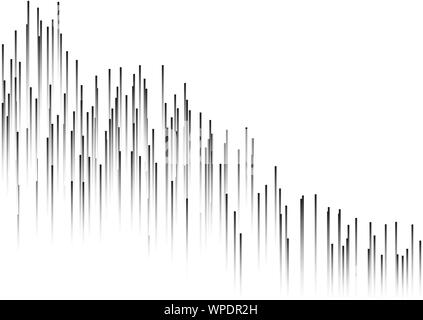 Composé de lignes d'horizons rougeoyants. Vector illustration. Illustration de Vecteur