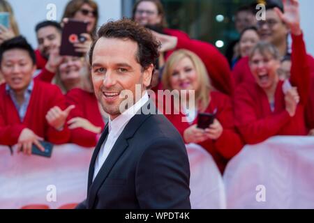 Matthew Rhys assiste à la première de "Un beau jour dans le voisinage" au cours de la 44e Festival International du Film de Toronto, tiff, au Roy Thomson Hall à Toronto, Canada, le 07 septembre 2019. Dans le monde d'utilisation | Banque D'Images