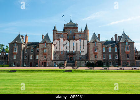 Thirlestane Castle près de Lauder, Scottish Borders, Scotland, UK Banque D'Images