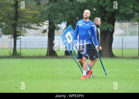 Philipp Hofmann à KSC-formation 9. Septembre 2019 deuxième ligue club karlsruher SC Banque D'Images