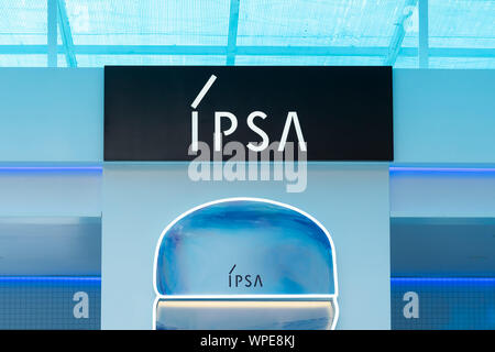 Shanghai, Shanghai, Chine. Sep 7, 2019. Marque de cosmétiques japonais vu le logo de l'AISP à Shanghai. Crédit : Alex Tai SOPA/Images/ZUMA/Alamy Fil Live News Banque D'Images