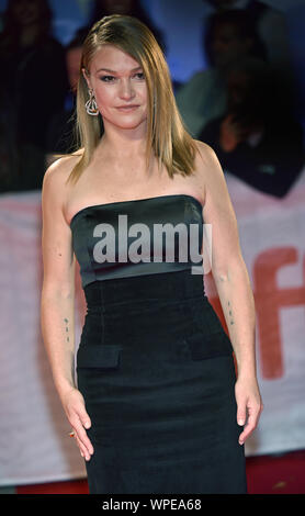 Toronto, Canada. 09Th Sep 2019. Julia Stiles assiste à la première mondiale de 'Tapins' au Roy Thomson Hall pendant le Festival International du Film de Toronto à Toronto, Canada le Samedi, Septembre 7, 2019. Photo de Chris Chew/UPI UPI : Crédit/Alamy Live News Banque D'Images