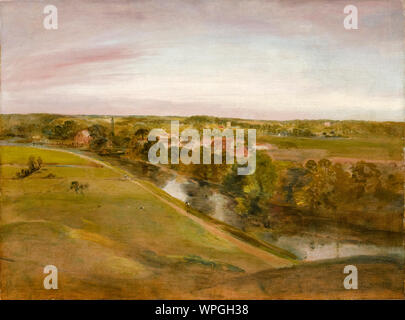 John Constable, Saint Mary Stratford de la peinture de paysage, Coombs, vers 1800 Banque D'Images