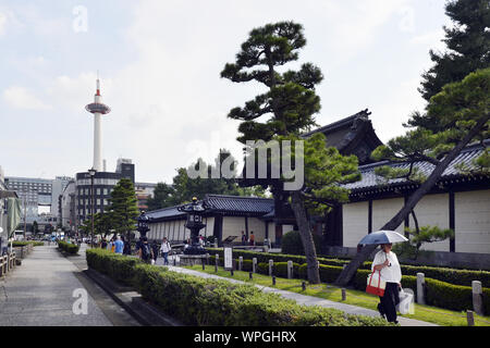 Higashi Hongan-ji - Kyoto - Japon Banque D'Images