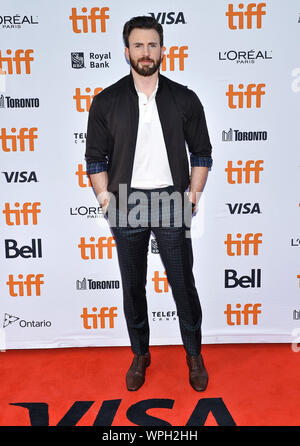 Le 7 septembre 2019, Toronto, Ontario, USA : 07 septembre 2019 - Toronto, Ontario Canada - Chris Evans. 2019 Toronto International Film Festival - ''Knives Out'' Premiere tenue au Princess of Wales Theatre. Crédit photo : Brant/Perniac AdMedia (crédit Image : © Perniac Brant/AdMedia via Zuma sur le fil) Banque D'Images