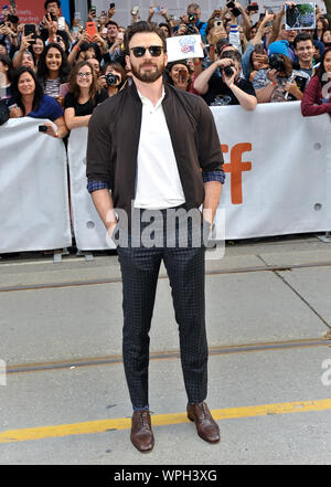 Le 7 septembre 2019, Toronto, Ontario, USA : 07 septembre 2019 - Toronto, Ontario Canada - Chris Evans. 2019 Toronto International Film Festival - ''Knives Out'' Premiere tenue au Princess of Wales Theatre. Crédit photo : Brant/Perniac AdMedia (crédit Image : © Perniac Brant/AdMedia via Zuma sur le fil) Banque D'Images