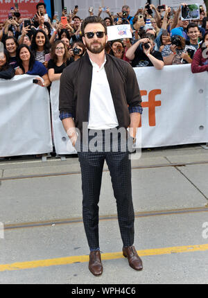 Le 7 septembre 2019, Toronto, Ontario, USA : 07 septembre 2019 - Toronto, Ontario Canada - Chris Evans. 2019 Toronto International Film Festival - ''Knives Out'' Premiere tenue au Princess of Wales Theatre. Crédit photo : Brant/Perniac AdMedia (crédit Image : © Perniac Brant/AdMedia via Zuma sur le fil) Banque D'Images