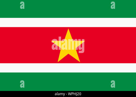 Un drapeau Suriname background illustration grand fichier red blanc vert Banque D'Images