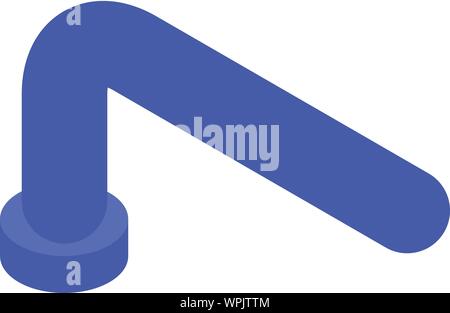 Tuyau de ventilation, l'icône de style isométrique Illustration de Vecteur