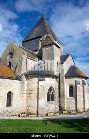 Église Saint Etienne Villandry Indre-et-Loire France Banque D'Images