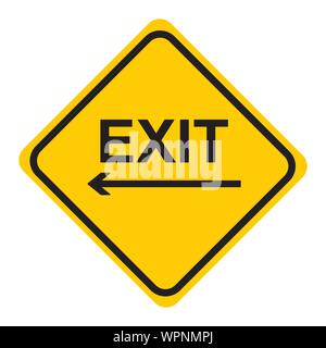 enseignes de sortie Illustration de Vecteur