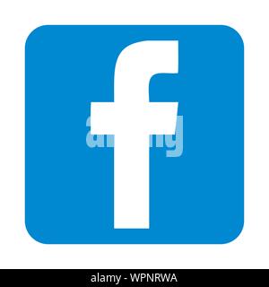 Icône Facebook Illustration de Vecteur