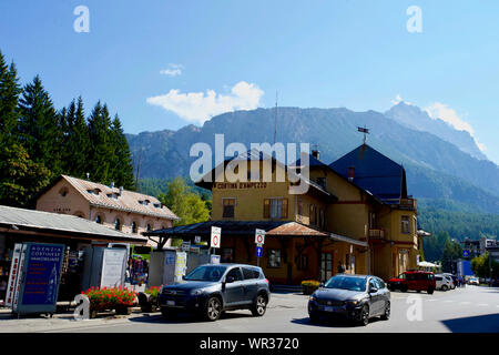 Cortina d'Ampezzo, Veneto, Italie. Banque D'Images