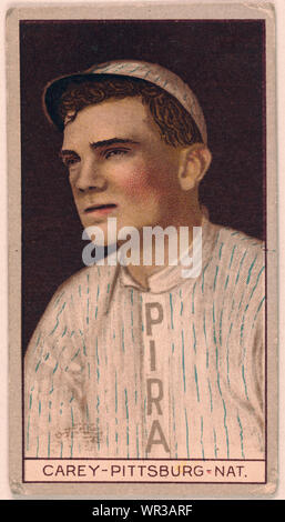 Max Carey, Pirates de Pittsburgh, portrait carte de base-ball Banque D'Images