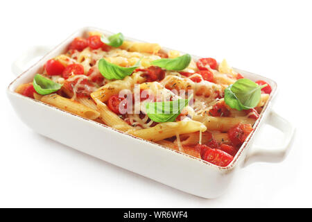 Pâtes Au Gratin Banque D'Images