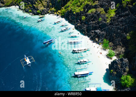 Paysage spectaculaire d'El Nido aux Philippines Banque D'Images