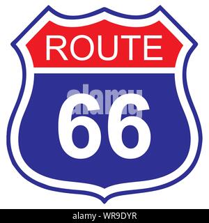 route 66 Illustration de Vecteur