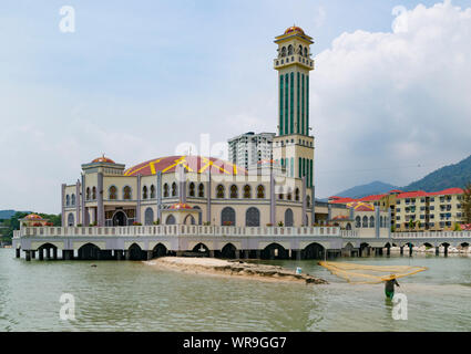 Mosquée flottante, Mesjid Terapung, Penang, Malaisie, 2014 Banque D'Images