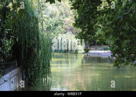 Le plus ancien parc, parc Cismigiu Banque D'Images