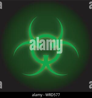 Signe de danger bio Illustration de Vecteur