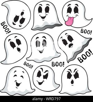 Sujet de droit 7 Ghost Illustration de Vecteur