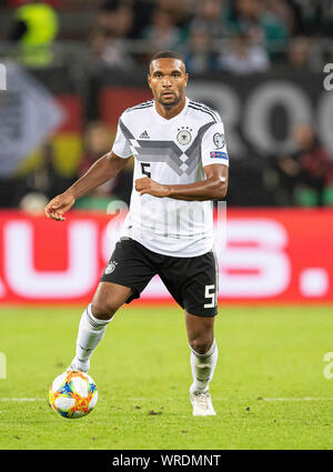 Hamburg, Deutschland. 06Th Jan, 2016. Jonathan TAH (GER) l'action. Laenderspiel Football, championnat d'Allemagne, de qualification (GER) - Pays-Bas (NED) 2 : 4, le 09/06/2019 à Hambourg/Allemagne. ¬ | Conditions de crédit dans le monde entier : dpa/Alamy Live News Banque D'Images