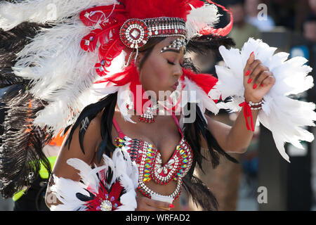 Carnaval Antillais de Londres Hackney Banque D'Images