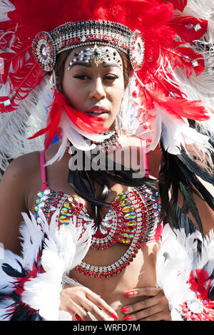 Carnaval Antillais de Londres Hackney Banque D'Images