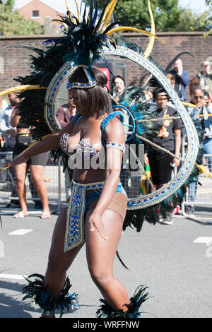 Carnaval Antillais de Londres Hackney Banque D'Images