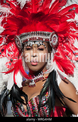 Carnaval Antillais de Londres Hackney Banque D'Images