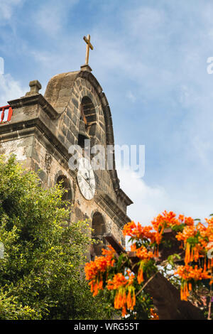 L'église Iglesia de Nuestra Señora de los Remedios dans Los Llanos, La Palma, Espagne. Banque D'Images