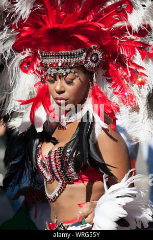 Carnaval Antillais de Londres Hackney Banque D'Images