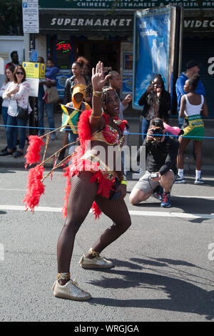 Carnaval Antillais de Londres Hackney Banque D'Images