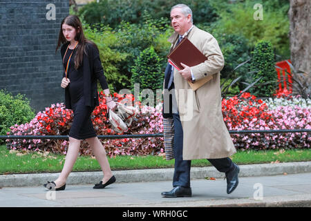 Westminster, Londres, le 10 septembre 2019. Le procureur général Geoffrey Cox arrive à Downing Street. Credit: Imagetraceur/Alamy Live News Banque D'Images