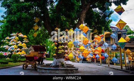 Vietnam Unseco vieille ville impériale hue laterns Banque D'Images