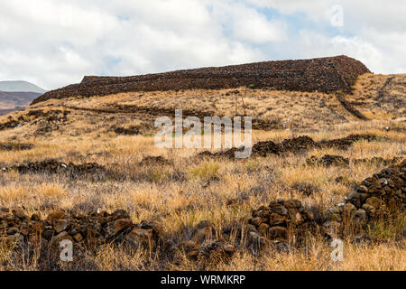 Hawai'i, la grande île du Sud, Kahala, Puukohola Heiau Banque D'Images