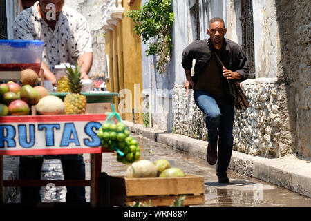 DATE DE SORTIE : Octobre 11, 2019 Title : Studio : Paramount Pictures Réalisateur : Ang Lee PLOT : une sur-le-hill hitman doit affronter un jeune clone de lui-même. Avec : Will Smith comme Henry Brogan / Junior. (Crédit Image : © Paramount Pictures/photos) Banque D'Images