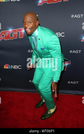 Hollywood, CA. 10 Sep, 2019. Terry Crews, à 'America's Got Talent' saison 14 Live Show Tapis Rouge à la Kodak Theater à Hollywood, Californie le 10 septembre 2019. Credit : Faye Sadou/media/Alamy Punch Live News Banque D'Images