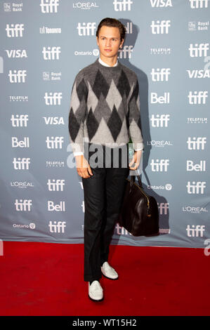 Ansel Elgort assister à 'Le Chardonneret'' conférence de presse pendant le 44e Festival International du Film de Toronto au TIFF Bell Lightbox, le 8 septembre 2019 à Toronto, Canada. Banque D'Images