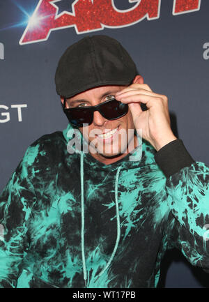 Hollywood, CA. 10 Sep, 2019. Alex Dowis, à 'America's Got Talent' saison 14 Live Show Tapis Rouge à la Kodak Theater à Hollywood, Californie le 10 septembre 2019. Credit : Faye Sadou/media/Alamy Punch Live News Banque D'Images